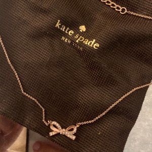 Kate Spade Gold Bow Necklace